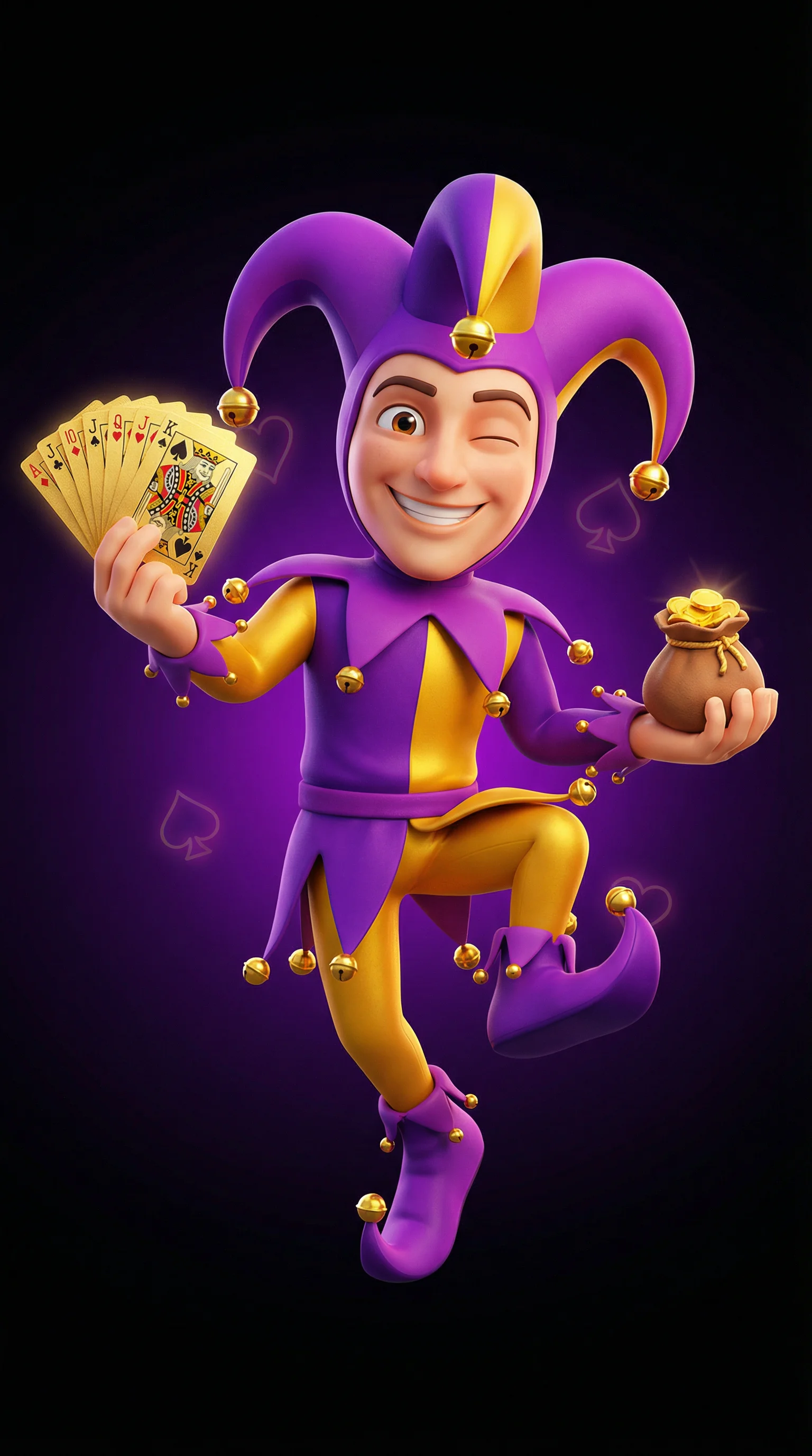 Mascote Joker do aaabet